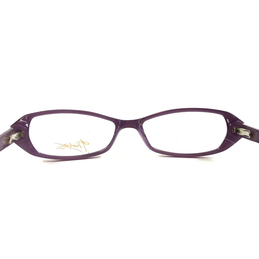 Thalia Petite Eyeglasses Frames CONCHA Purple Cat Eye Full Rim 50-15-135